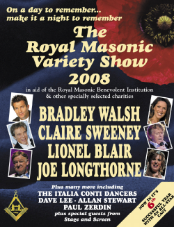 Royal Masonic Variety Show