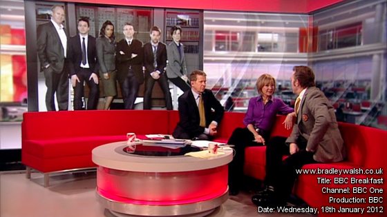 Bradley Walsh on BBC Breakfast