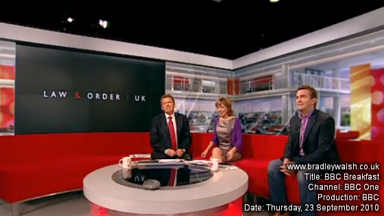 Bradley Walsh on BBC Breakfast