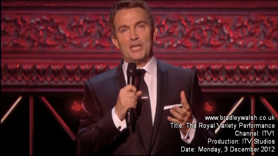 Royal Variety Performance 2012 Bradley Walsh