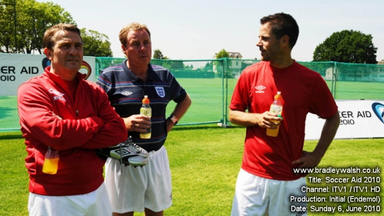 Soccer Aid 2010 Training